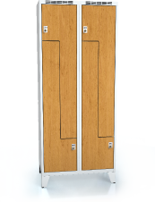 Kleiderschränke mit doppelwandige Tür in Z ALDERA mit Füße 1920 x 800 x 500